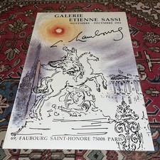 André HAMBOURG Affiche (2) EXPOSITION Galerie Étienne SASSI PARIS 1992 Rare !