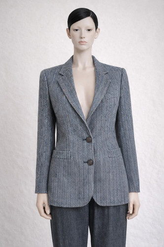 Burberry blazer laine chevron - burberry,
