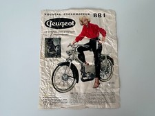 Prospectus Publicitaire PEUGEOT BB1 Et BB 2L 50s-60s Advertising Leaflet (Moped)