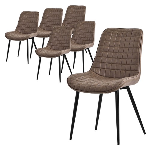 Chaise salle manger marron - à,