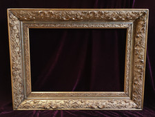Cadre Napoleon III Ancien Bois Dore Tableau Peinture Photo XIX 19 XXeme 20eme