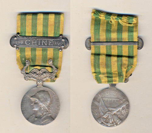Médaille chine 1900 1901 - chine,