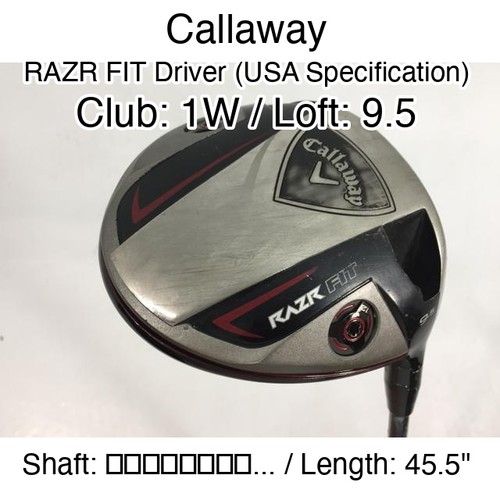 Callaway razr fit - driver, (usa
