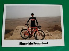 CYCLISME carte cycliste MAURIZIO FONDRIEST avec le maillot alpecin