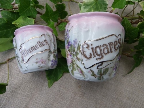 Pots porcelaine 1900 - pots,