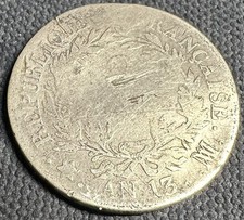 TRÈS RARE 2 FRANCS NAPOLÉON 1er AN 13 MARSEILLE