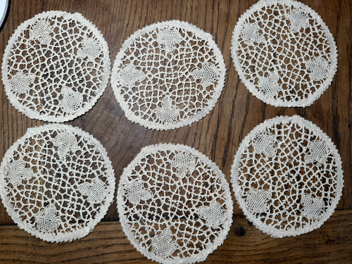 Dentelle ancienne ensemble - dentelle,