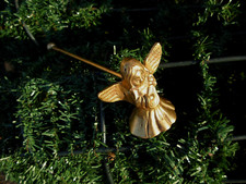 ÉTOUFFOIR ANCIEN DE BOUGIE EN LAITON ÉTEIGNOIR FIGURINE ANGE