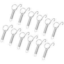 12 Pcs Crochet Inox Pour Cage