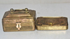Laiton Antique Betel Écrous Suapri Boîte Original Old Main Crafted Fin Relief