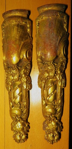 Garniture ancienne bronze pied - ancienne,