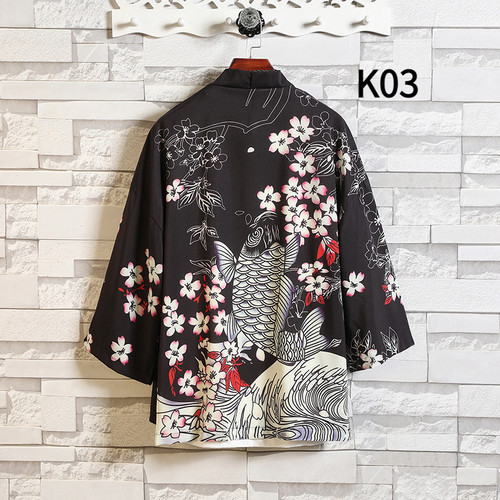 Kimono homme cardigan japonais - kimono,