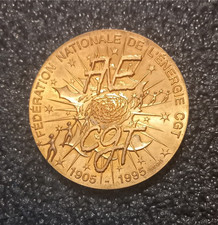 6# Médaille Bronze C G T CGT Fédération Nationale de l'Énergie gr GENDIS