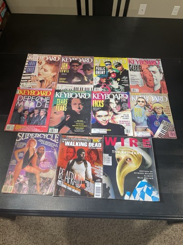 Keyboard magazine lot and - keyboard, more