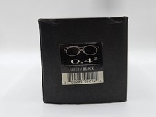 Oakley BOX ONLY Zero 0.4 Squared Sleet / Black Iridium Rare Collector Cardboard