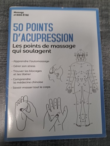 Livret points acupression - 50, d