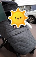 Protection Poussette 4-en-1, compatible yoyo (Hiver/Pluie/Vent/UV)