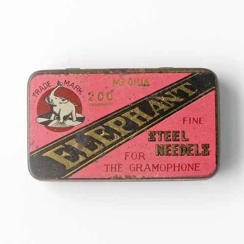 Aiguille gramophone éléphant