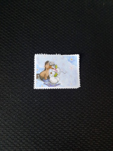 Feuille diddl timbre post - feuille,