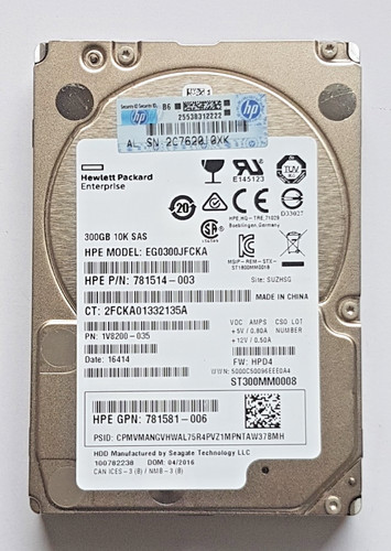 Disque dur 300 sas hp - disque,