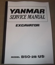 Manuel De Service YANMAR B50-2B Pour Excavateur