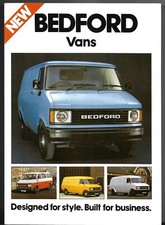 Bedford CF Vans 1980-1981 UK