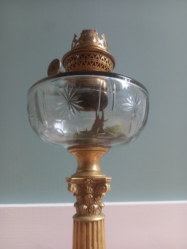 Lampe pétrole cristal - pétrole,