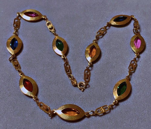 Collier vtg ton gripoix - ton,