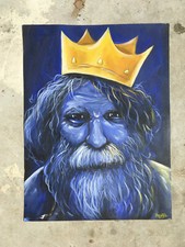 Peinture signée -  portrait