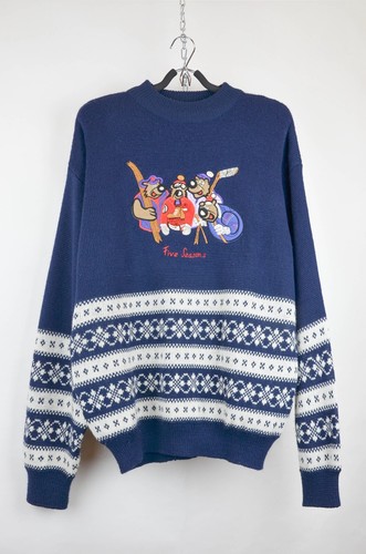 Pull ski nordique vintage - nordique,