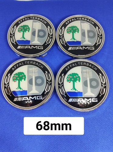 Caches moyeu logo mercedes - 4,