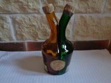 ANCIENNE BOUTEILLE VIDE  COUPLE BENEDICTINE DOM