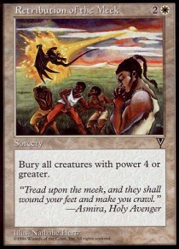 Retribution the meek - of,