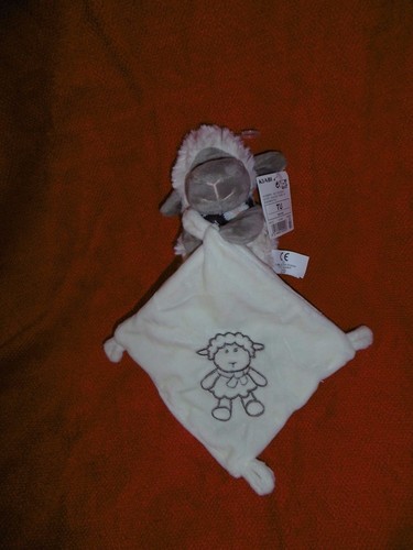 Doudou peluche mouchoir gris - doudou,