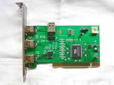 Carte Controleur IEEE 1394 Firewire 400 3+1 Ports TESTEE OK