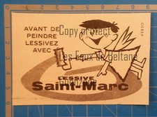 LESSIVE SAINT MARC  publicité 1961 advert print
