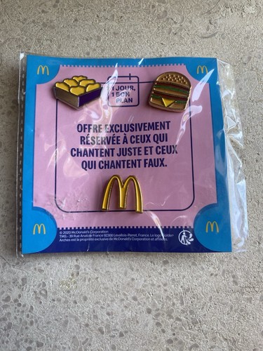 Lot pin mcdonald s 1 - lot,