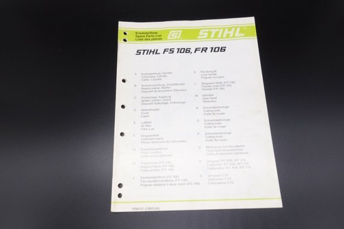Stihl débrousailleuse 106 - débrousailleuse, fs
