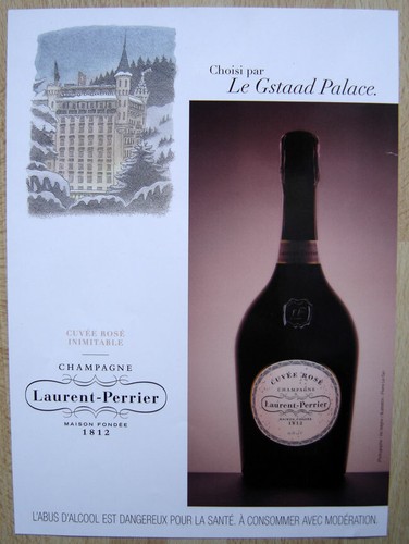 Publicité papier champagne - papier,