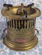 Réchaud à l'Alcool Laiton Estampillé Le Métro - Vintage - Made in France