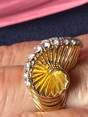 Bague carats diamants - bague, or