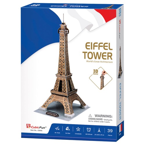 Puzzle tour eiffel 39 - puzzle, 3d