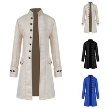 Veste manteau steampunk classique victorien vintage pour homme costume cosplay