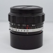 RARE Objectif fixe W-KOMURA (Sankyo Kohki) MGF. Ltd 28mm 1:3,5 Uniadapter Preset