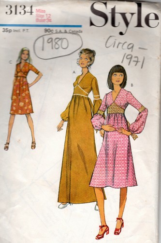 Patron couture vintage 1971 - de,