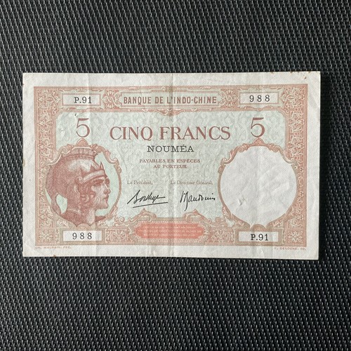 Nouvelle calédonie francs - nouvelle, 5