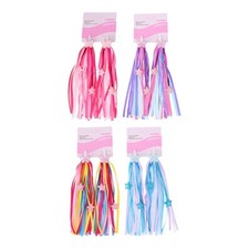 2 pièces Streamers de vélos -en-ciel de guidon Tassel Streamers