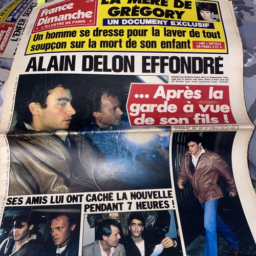 Magazine alain delon dalida - alain,