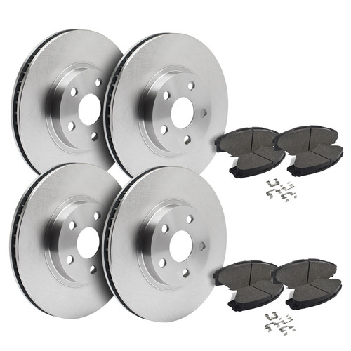 Front rear brake rotors - brake, +
