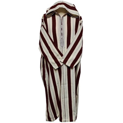 Djellaba capuche rayée - capuche,